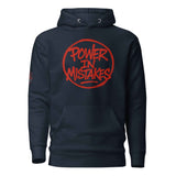 "POWER IN MISTAKES" Streetwear Hoodie 🔴 | FAIL – Manifesto of Courage and Style