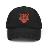 Believe Lived-In Cap | Distressed Dad Hat with Authentic Style