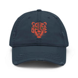 Believe Lived-In Cap | Distressed Dad Hat with Authentic Style