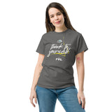 Unisex T-shirt THANK TO YOURSELF – Intense colors