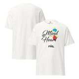 Unisex T-shirt MIND & HEART – Light colors
