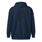 "Error" zip-up hoodie