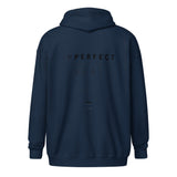 "Imperfect but Real" zip-up hoodie