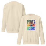 Power unisex premium sweatshirt in Mistakes ⚡