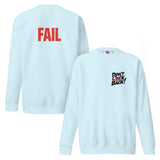 Premium unisex sweatshirt "Don't look back!"